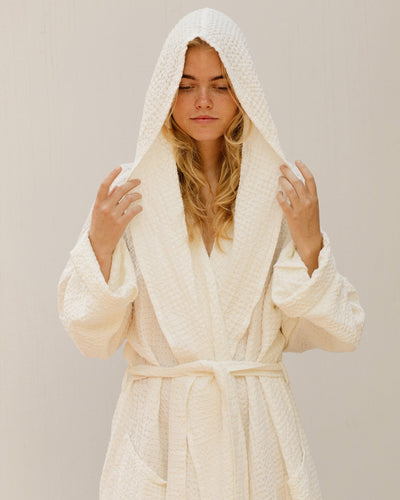 marupeLINENhouse Linen Morning Robe, Woman's Linen Bathrobe, Linen Loungewear, Linen Short Robe