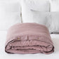 Custom size Woodrose linen duvet cover - MagicLinen