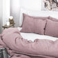 Custom size Woodrose linen duvet cover - MagicLinen