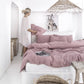 Custom size Woodrose linen duvet cover - MagicLinen