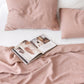 Custom size Woodrose linen pillowcase - MagicLinen