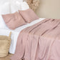 Custom size Woodrose linen pillowcase - MagicLinen